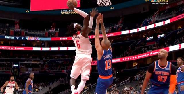 布伦森关键球连连尼克斯加时胜奇才